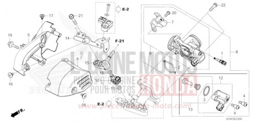 THROTTLE BODY ST125AP de 2023